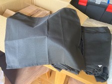 black dinner cloth seviettes wedding x 74