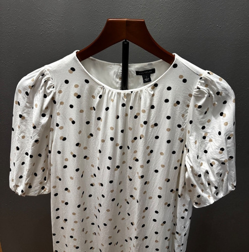 Ann taylor gold black polka - ann,