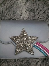 Angels By Accessorize Childrens silver Handbag