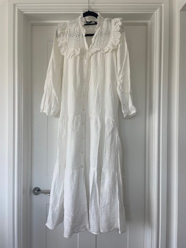 Zara sleeveless oversize white
