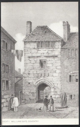 Warwickshire postcard mill - warwickshire,