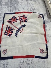 Vintage 1930s 1940s King George Vi Hankerchief