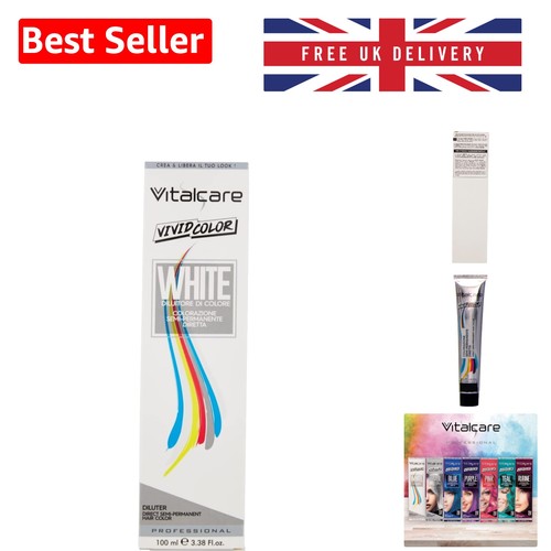 100ml vivid white hair dye - vivid, for