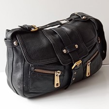 🔥Ri2K Real Leather Women's Shoulder Bag Black 35/19/11 Cm