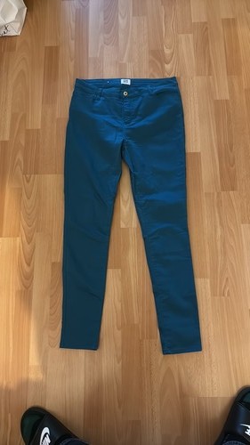 Vero moda teal blue skinny - moda,