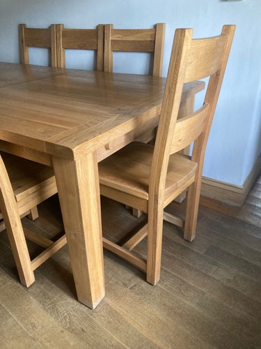 Solid french oak extending - oak,