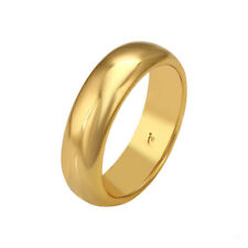 24ct 24K Yellow Gold Plated Men Ladies Wide Wedding Band Ring Various Sizes.1159