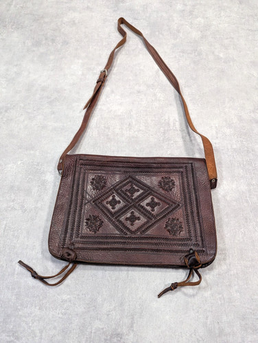 Vtg leather bag - vtg,