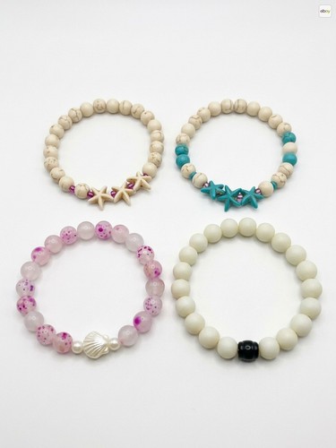 4pcs beaded bracelet - 4pcs, set