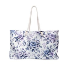 Lavender blue floral pattern - lavender,