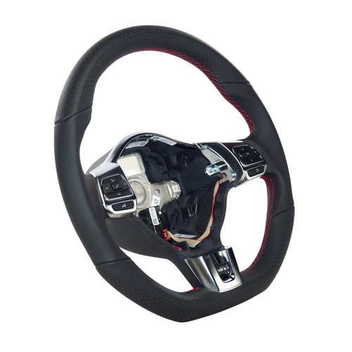 Sport steering wheel flattened