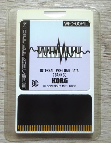 Korg wavestation wpc 00p - korg, wpc-00pⅢ