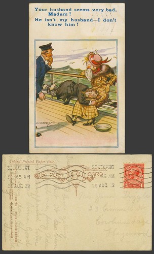 Tempest 1922 old postcard - 1922,