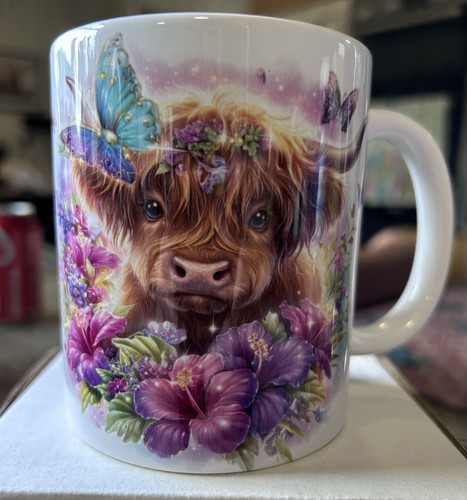 Beautiful highland cow - highland, mug
