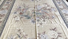 Vintage Swaffer ‘Penang’ Bird fabric - Grey,Lilac&Ivory - 1m/ New