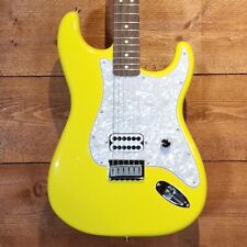 Fender Ltd Edition Tom Delonge Stratocaster RW, Graffiti Yellow: SN:MX23052177