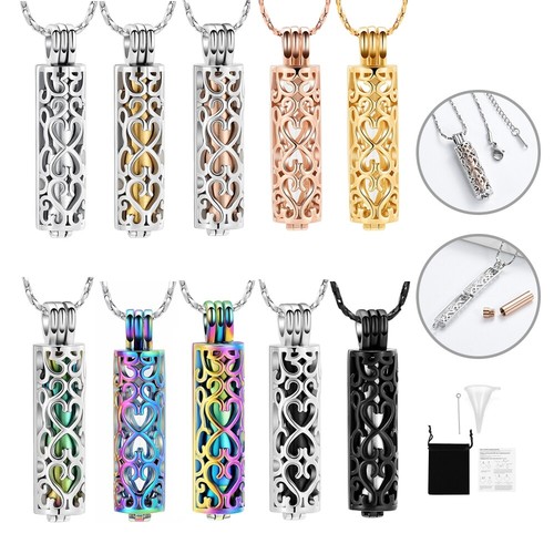 Hollow cylinder vial cremation - hollow,