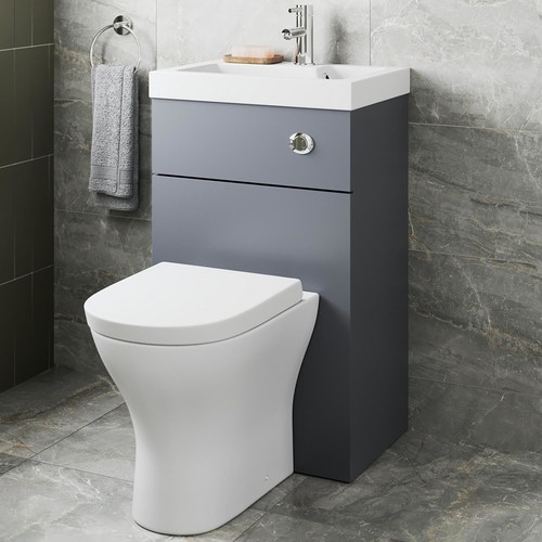 Toilet basin combi unit - toilet,