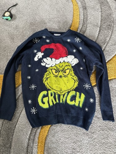 Christmas jumper the grinch - christmas, jumper.