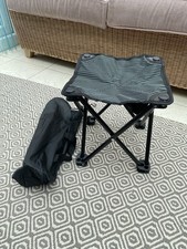 Mini Camping Seat Fold Out With Carry Case And Under Seat Pocket