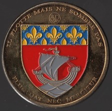 France Paris Eiffel Tower 1887-1889 Touristic Enamelled Token