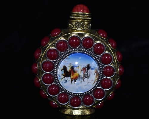 Handmade cuprum bottle - 3.3”handmade,