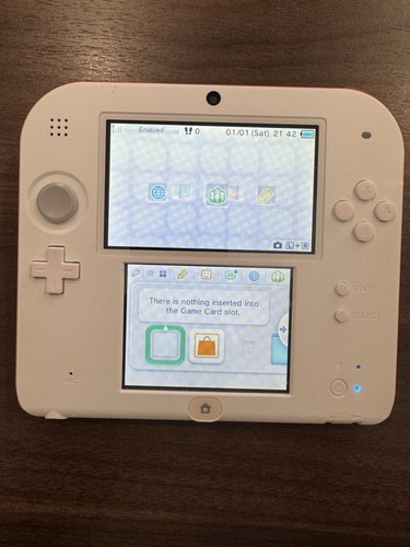 Nintendo 2ds red white bundle - nintendo,