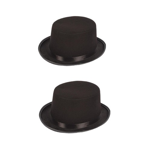 Black top hat - top, up