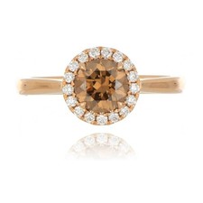 18ct Rose Gold 1.00ct Cognac