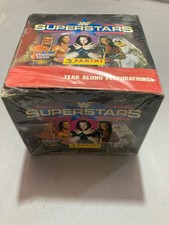 WWF SUPERSTARS 1997 Panini Sticker Album WWE New Sealed Box 50 Packs