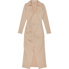 Self-Portrait Taupe Ruched