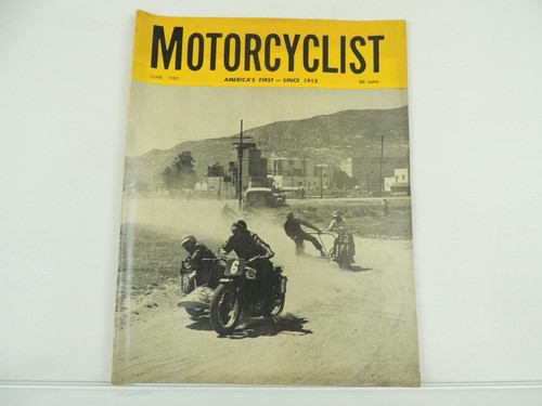 Vintage june 1960 motorcyclist - vintage,
