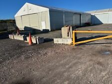 CONCRETE BLOCKS AND GATE