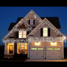 Icicle Lights Snowing Effects