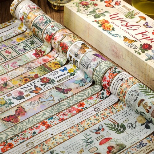 Rolls vintage washi tape - rolls,