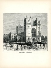 Antique Print: SOUTHWELL