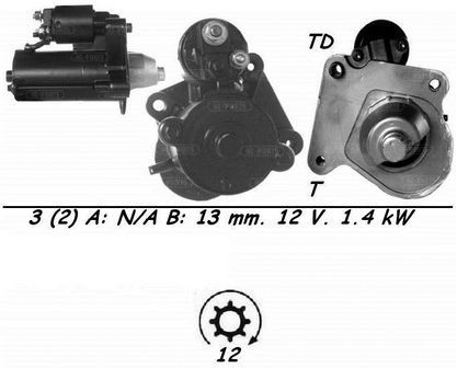 Genuine wai starter motor for - starter,