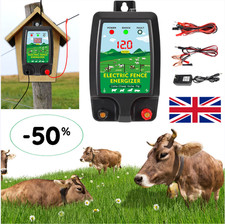 Electric Fence Charger Electric Fence for Livestock for Farm, Poultry 10KM UK