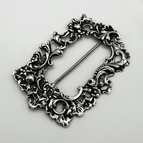 Victorian buckle sterling - buckle,