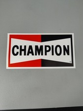 Champion Spark Plugs Sticker