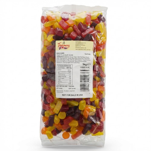 3kg taveners wine gums - 3kg,