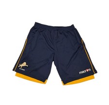 Millwall FC 2010/2011 Macron Football Shorts Navy Blue MEDIUM Mens Size