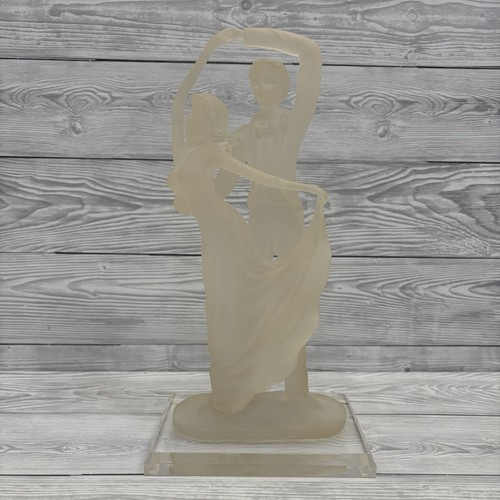 Frosted lucite sculpture - frosted,