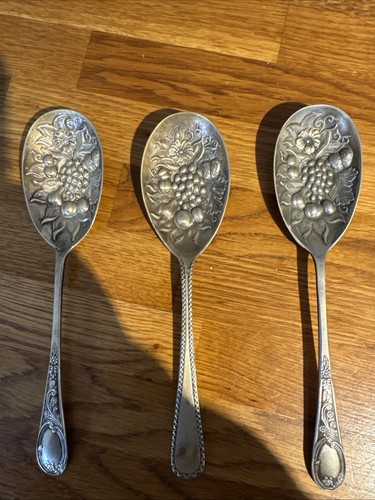 Antique silver spoons - antique,