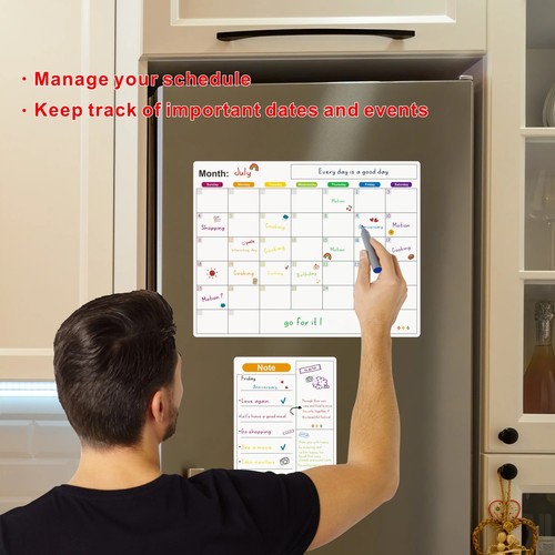 Magnetic fridge calendar - magnetic,