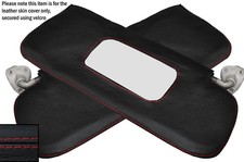 RED STITCH 2X SUN VISORS