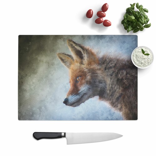 Red fox glass - fox,