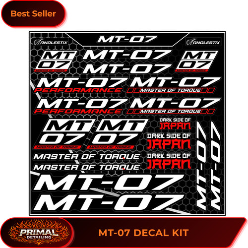 Yamaha vinyl stickers - mt-07,