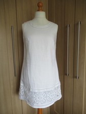 Next White Linen Shift Dress
