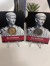 Roman Reproduction Coins Claudius both coins 